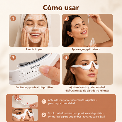 EYEVIA™ | Masajeador Terapéutico para ojeras